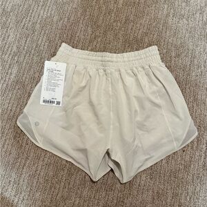 Lululemon Athletica Cream Athletic Shorts